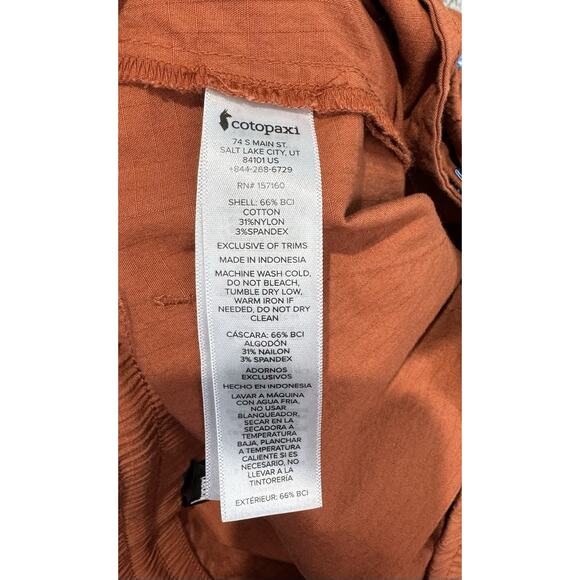 Cotopaxi Orange Chinos with Blue Drawstring - Picture 13 of 16